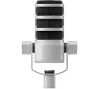 RØDE PodMic Microphone Dynamique de qualité Broadcast avec Support oscillant intégré pour Les podcasts, Le Streaming, Le Jeu, et l'enregistrement Vocal (Blanc)