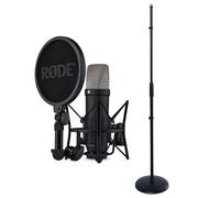 Rode NT1 5ème génération Microphone de studio avec pied droit Noir