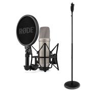 Rode NT1 5ème génération Microphone de studio avec pied Keepdrum à une main