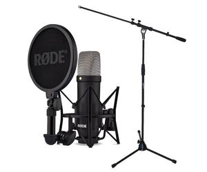 Rode NT1 Signature Black Microphone de studio à condensateur avec pied Keepdrum