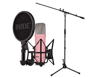 Rode NT1 Signature Pink Microphone de studio avec pied Keepdrum