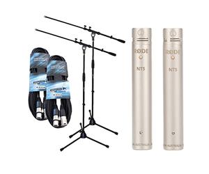 Rode NT5 MP Kit micro + 2 trépieds Keepdrum + 2 câbles XLR Keepdrum