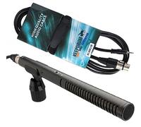 Rode NTG-2 Microphone directionnel NTG2 avec câble microphone XLR MC-008XJ de 3 m - Jack 3,5 mm