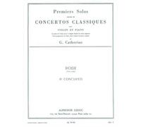 RODE PIERRE - SOLO N°1 DU CONCERTO N°6 (CATHERINE) - VIOLON ET PIANO