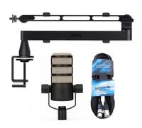 Rode Podmic Microphone avec bras de microphone LPA1 et câble XLR Keepdrum
