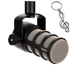 Rode Podmic Microphone professionnel Podcast + porte-clés Keepdrum