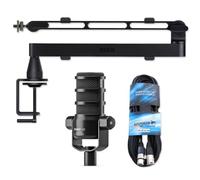 Rode Podmic Microphone USB avec bras de microphone LPA1 et câble Keepdrum XLR