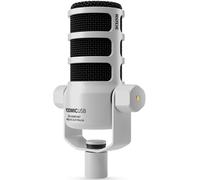 Microphone de diffusion dynamique USB RØDE PodMic Blanc