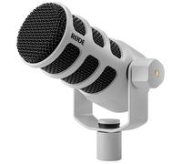 RØDE PodMic Microphone de Diffusion Dynamique USB avec connectivité XLR et USB pour Les podcasts, Le Streaming et la création de Contenu (Blanc)