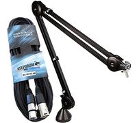 Rode PSA-1 Bras de microphone, articulé, avec câble de microphone Keepdrum XLR de 6 m