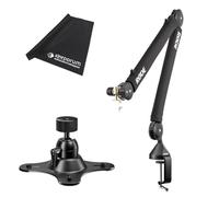 Rode PSA1+ Bras de microphone de table + fixation pour trépied VESA + chiffon Keepdrum