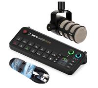 Rode Rodecaster Console vidéo pour production audio et vidéo avec microphone Podmic et câble XLR Keepdrum