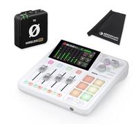 Rode Rodecaster Duo Audio Production Studio Blanc avec WIME TX et chiffon