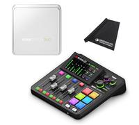 Rode Rodecaster Duo Table de mixage avec housse de protection Rodecover Duo et chiffon en microfibre Keepdrum