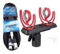 Rode SM4-R Rycote Support pour microphone avec câble XLR Keepdrum 6 m