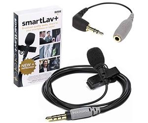 Rode Smartlav+ Microphone Lavalier + Adaptateur SC3 TRS-TRRS pour appareils photo et enregistreurs audio