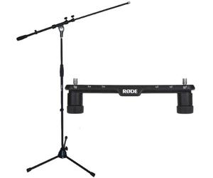 Rode Stereo Bar SB20 Rail stéréo pour microphone + support de microphone Keepdrum MS107B