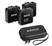Rode Système de microphone sans fil GO Gen 3 2 canaux avec étui souple Keepdrum