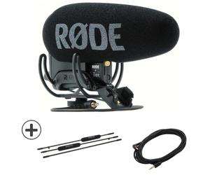 Rode - VideoMic Pro+ avec Micro boompole + câble d'extension SC8