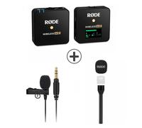 Rode - Wireless GO II Single + Microphone cravate Lavalier GO + Interview Go