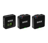 RODE Wireless GO III Noir - Système de microphone sans fil ultra-compact avec récepteur double canal et 2 émetteurs