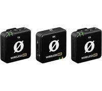 Rode Wireless ME Dual Micro-cravate Kit micro Type de transmission (détails):radio avec câble, avec bonnette anti-vent, avec sacoche, avec pince USB-C® radio