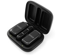 RODE Wireless Micro USB-C - Noir - Système de microphone sans fil ultra-compact avec récepteur double canal, 2 émetteurs et étui de charge - USB-C