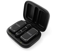 RODE Wireless Micro USB-C - Noir - Système de microphone sans fil ultra-compact avec récepteur double canal, 2 émetteurs et étui de charge - USB-C