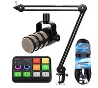 Rode X Streamer X Carte d'enregistrement vidéo et interface audio pour le streaming, les jeux et la création de contenu + microphone Podmic + bras articulé Keepdrum + câble XLR