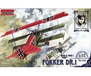 Roden 010 - 1:72 Fokker Dr.I - Neuf