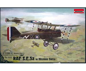 Roden 602 - 1:3 2 Raf S.E.5a W / Hispano Suiza - Neuf
