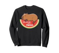 Rodents Summer Fruits One in a Melon Capybara Sweatshirt