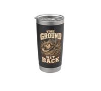Rodeo américain The Ground Hit Back Gobelet isotherme en acier inoxydable double paroi