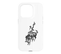 Rodeo Bronco Cheval Rétro Style Bronc Riding Cowboy Coque pour iPhone 15 Pro