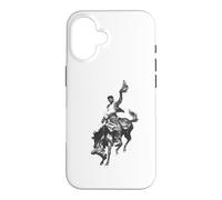 Rodeo Bronco Cheval Rétro Style Bronc Riding Cowboy Coque pour iPhone 16