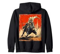 Rodeo Bull Rider Patriotic Cowboy Athletic Sports Rodeo Sweat à Capuche