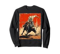 Rodeo Bull Rider Patriotic Cowboy Athletic Sports Rodeo Sweatshirt
