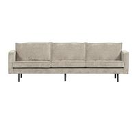 RODEO - Canapé 4 places en velours beige L277 Beige