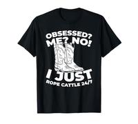 Rodeo Cow Boy Américain Taureau - Wild West Rodeo Cowboy T-Shirt