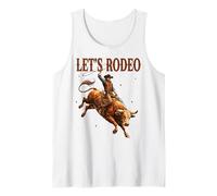 Rodéo Cowboy Bull Riding Western Vintage Country Graphic Débardeur