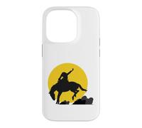 Rodéo Cowboy sur Cheval Sauvage au Clair de Lune Coque pour iPhone 14 Pro