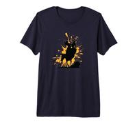Rodéo Cowboy sur Cheval Sauvage T-Shirt Haut de Gamme