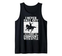 Rodeo Horse Riding I Never Fall Off Cowboy Débardeur