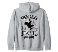 Rodeo is My Favorite Season Citation/Country Western Cow Girl Sweat à Capuche