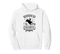 Rodeo is My Favorite Season Citation/Country Western Cow Girl Sweat à Capuche
