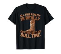 Rodéo La Monte du Taureau - Wild West Cow Boy Bull Riding T-Shirt
