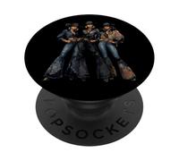 Rodéo Noir Afro-américain Cowgirl Western Country Texas PopSockets PopGrip Adhésif
