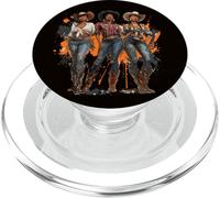 Rodéo Noir Afro-américain Cowgirl Western Country Texas PopSockets PopGrip pour MagSafe