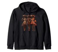 Rodéo Noir Afro-américain Cowgirl Western Country Texas Sweat à Capuche