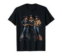 Rodéo Noir Afro-américain Cowgirl Western Country Texas T-Shirt